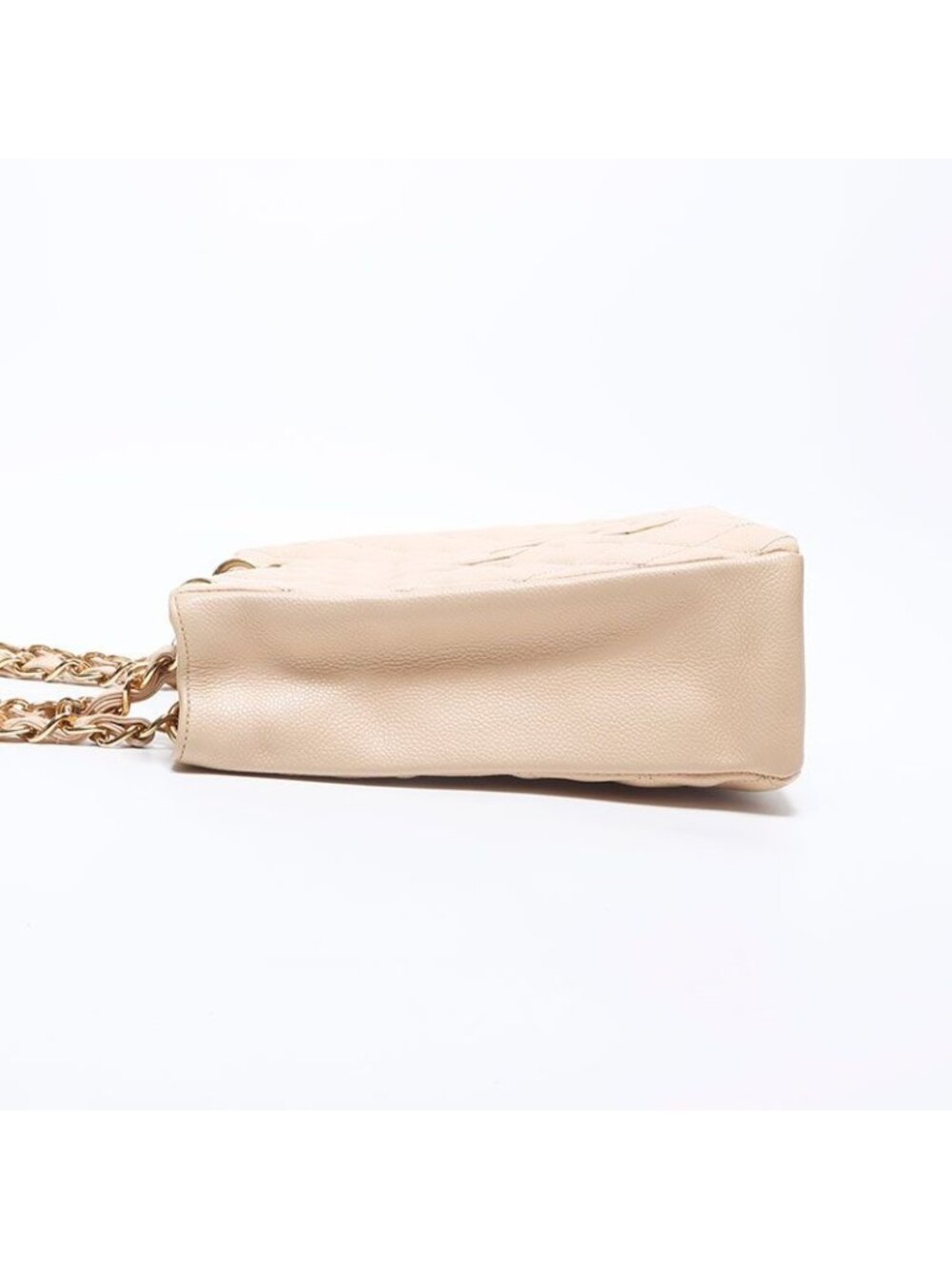 ★SOLD★ Chanel Shoulder Bag CC Logo Quilted Caviar Leather Chain - Picture 3 of 10